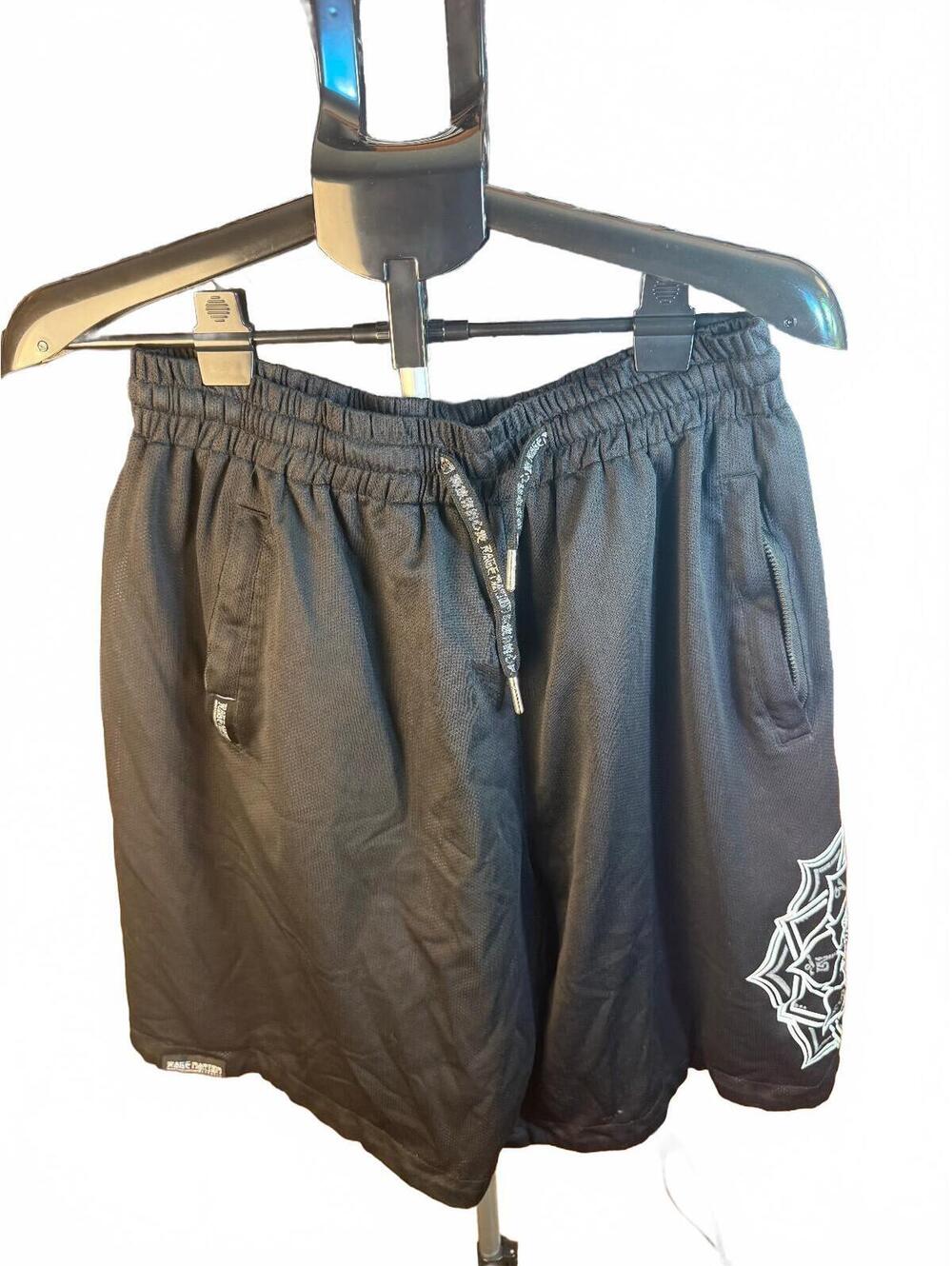 Reversible Rage Nation Apparel Black Pyramid Athletic Shorts Size 2XL rave edm